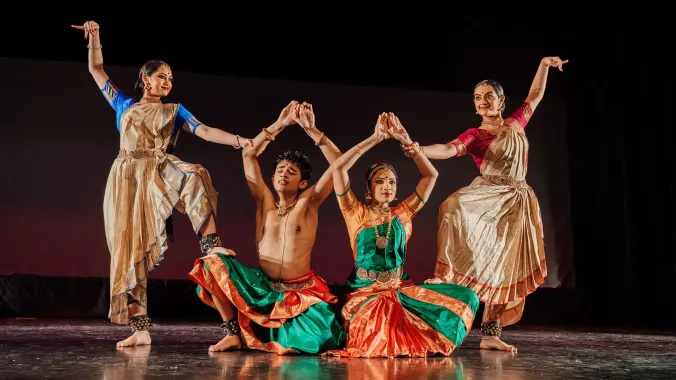 Performance photograph from a Roopa Arts Cultural Center production