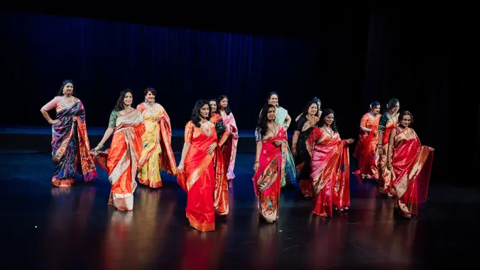 Performance photograph from a Roopa Arts Cultural Center production