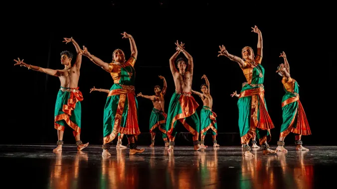 Performance photograph from a Roopa Arts Cultural Center production