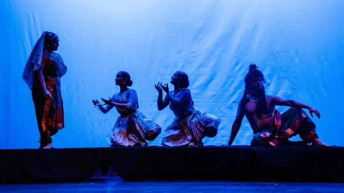 Performance photograph from a Roopa Arts Cultural Center production
