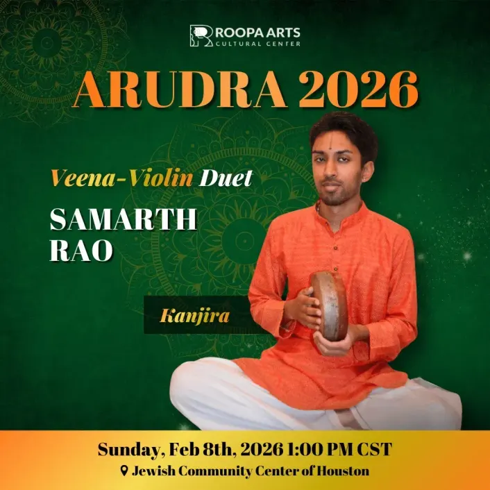 Samarth Rao, kanjira, Veena-Violin Duet (Arudra 2026)