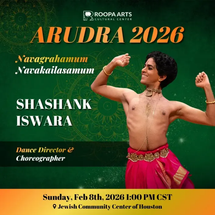 Shashank Iswara, dance director and choreographer (Arudra 2026)