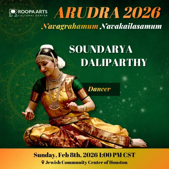 Soundarya Daliparthy, dancer (Arudra 2026)