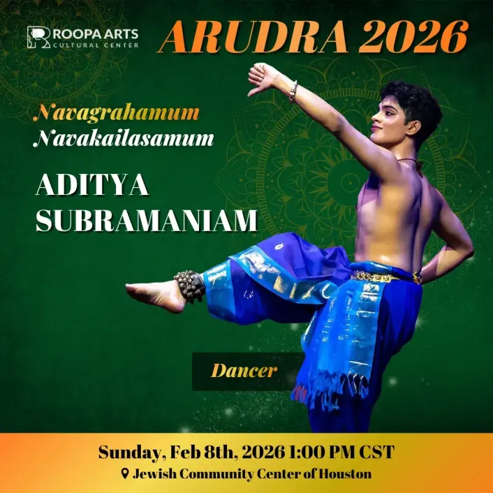 Aditya Subramaniam, dancer (Arudra 2026)