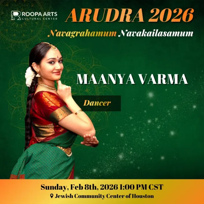 Maanya Varma, dancer (Arudra 2026)