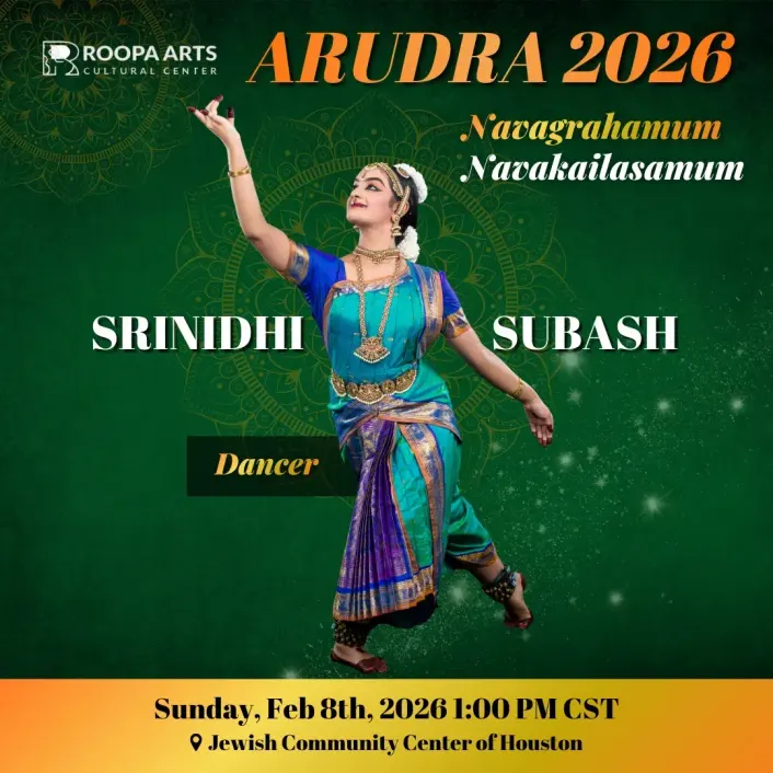 Srinidhi Subash, dancer (Arudra 2026)