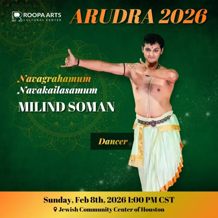 Milind Soman, dancer (Arudra 2026)