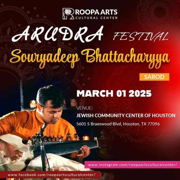 Souryadeep Bhattacharyya, sarod (Arudra Festival 2025)