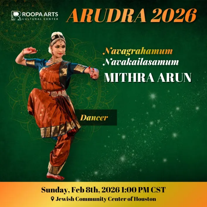 Mithra Arun, dancer (Arudra 2026)