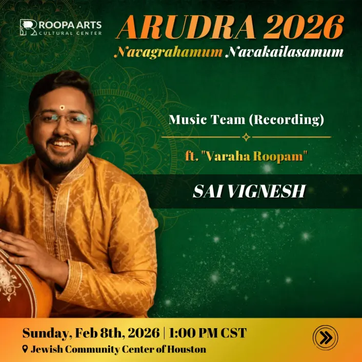 Saivignesh Ramakrishnan, vocal (Arudra 2026)