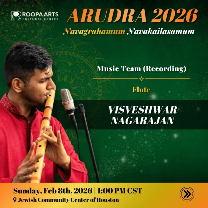 Visveshwar Nagarajan, flute (Arudra 2026)