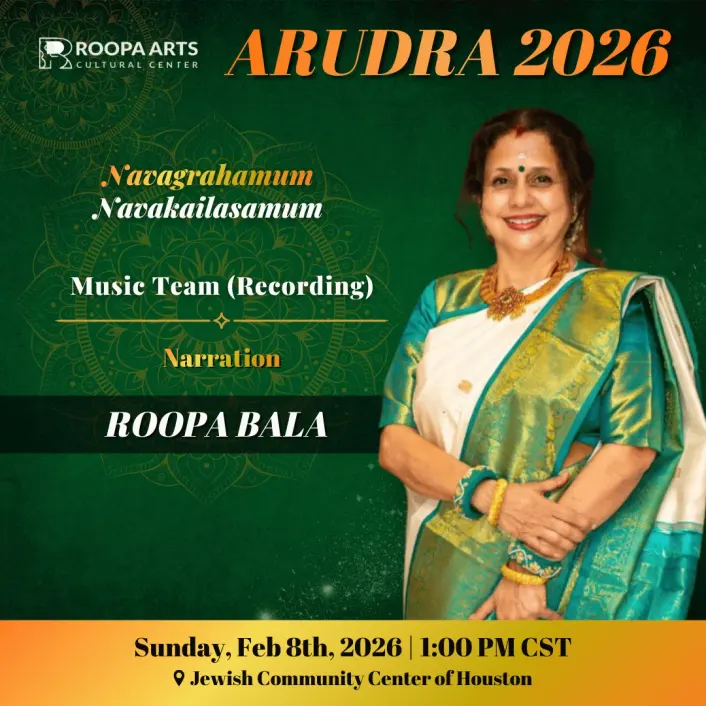 Roopa Bala, narration (Arudra 2026)